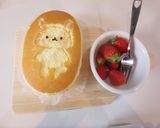 北海道チーズ蒸しケーキ♪コリラックマ♥️作り方6写真
