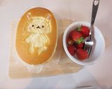 北海道チーズ蒸しケーキ♪コリラックマ♥️作り方6写真
