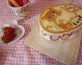 北海道チーズ蒸しケーキ♪コリラックマ♥️作り方7写真