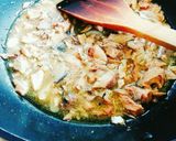 ゆかり消費に。鯖缶とゆかりのパスタ。作り方2写真
