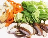 白菜と厚揚げのとろみ炒め作り方1写真