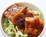 柔らかジューシーな【にんにく豚ばら丼】作り方5写真