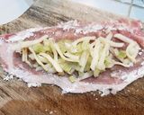 美味しい✩セロリのチーズ肉巻き作り方2写真