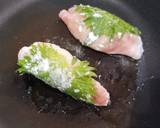 美味しい✩セロリのチーズ肉巻き作り方5写真