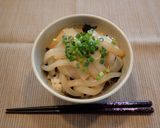 ヤリイカの肝和え丼作り方7写真