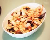 ダイエット向き☆茹でエビの黒七味マリネ作り方5写真