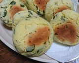 米粉で作る✨ほうれん草チーズパン作り方6写真