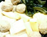 高野豆腐とつくね入りの若竹煮作り方4写真