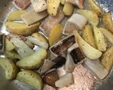 烏賊とポテトのバジルマヨ炒め作り方5写真