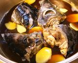 尾長マグロかまの甘辛煮。作り方4写真