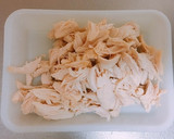 簡単♡ササミと水菜のわさびマヨサラダ作り方1写真