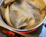 尾長マグロかまの甘辛煮。作り方5写真