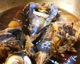 尾長マグロかまの甘辛煮。作り方6写真