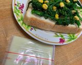 朝食に彩り☆ブロッコリーのチーズトースト作り方2写真