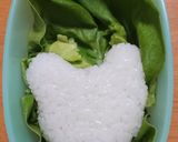 キャラ弁♥️しろくま作り方1写真