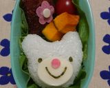 キャラ弁♥️しろくま作り方4写真