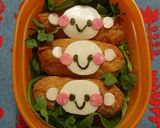 キャラ弁♥️猿作り方5写真