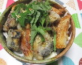 ちくわも一緒に♪イワシの蒲焼き丼作り方13写真