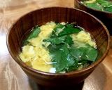 三つ葉がふんわり香るかきたま汁作り方6写真