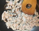 糖質制限!新ごぼうの豆乳クリームパスタ作り方3写真