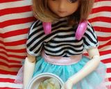 リカちゃんサイズ♡煮蛤風あさりの握りꕤ*作り方3写真