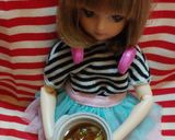 リカちゃんサイズ♡煮蛤風あさりの握りꕤ*作り方4写真