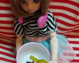 リカちゃんサイズ♡プルーンバターサンドꕤ作り方3写真