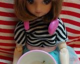 リカちゃんサイズ♡プルーンバターサンドꕤ作り方5写真