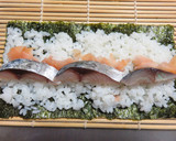 ☺大人の細巻き寿司♡簡単♪ガリさば巻き☺作り方3写真