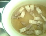 豚バラ肉と大根の味噌煮作り方3写真