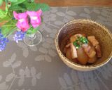 豚バラ肉と大根の味噌煮作り方7写真