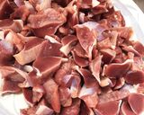 砂肝のスパイシーレモン風味炒め作り方1写真
