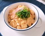 簡単♡バター醤油のスクランブルエッグ丼♪作り方3写真