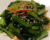 中級者向け小松菜の中華炒め作り方12写真