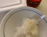 簡単おつまみ☆おろしで納豆キムチ作り方1写真