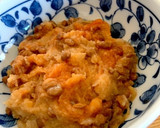 簡単おつまみ☆おろしで納豆キムチ作り方5写真