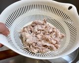新たまねぎと豚バラの中華風冷しゃぶサラダ作り方1写真