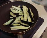 水菜と油揚げと味噌だれで茄子のサラダ作り方2写真