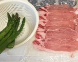 時短！アスパラの豚ロース巻作り方1写真
