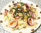 簡単*和風ガーリックたらこパスタ*作り方5写真