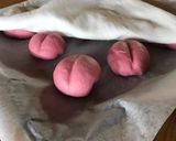 ピンクのふわふわパン作り方4写真