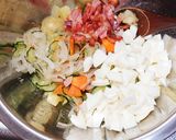 ベーコンと野菜たっぷりポテトサラダ☆作り方8写真