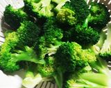 ブロッコリーと大豆のサラダ作り方1写真