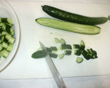 茗荷きゅうり枝豆のポン酢あえ♪簡単作り方3写真