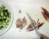 茗荷きゅうり枝豆のポン酢あえ♪簡単作り方4写真