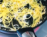 リピ必至☆しらすとバジルの漁港パスタ作り方7写真