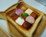 おしゃれ♥️カラフルキューブトースト作り方21写真