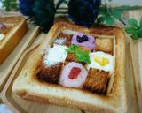 おしゃれ♥️カラフルキューブトースト作り方26写真