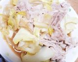 豚肉とキャベツのコンソメ蒸し作り方5写真