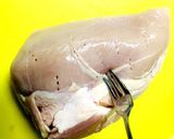 鶏むね肉とチーズのパスタ作り方2写真